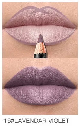 Pudaier Lip Liner Waterproof Durable Decolorization Nude Lip Gloss Matte Lipliner Lipstick Pen Hot Selling