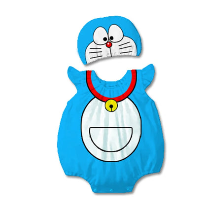 New Cartoon Baby Boys Girls Costume Newborn Mickey Minne Kids Baby Jumpsuit Mickey Stitch Donald Duck Summer Newborn Jumpsuit