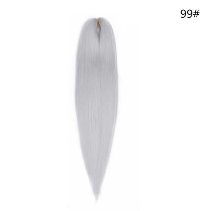 Miss Rola Synthetic 26 Inches 75g Kanekalon Hair Wholesale Bulk Braid Hair Extension Pre Stretched Pink Blonde Twist Jumbo Braid
