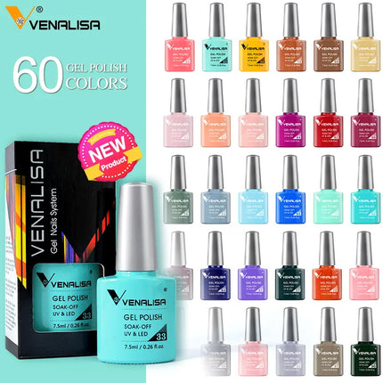 Venalisa VIP4 7.5ml Gel Nail Polish Hema Free Full Coverage Beautiful Semi Permanent Soak Off UV LED Gel Nail Polish Gel Lacquer