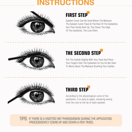 O.TWO.O 3D Mascara Lengthening Black Lash Eyelash Extension Eye Lashes Brush Beauty Makeup Long-wearing Gold Color Mascara