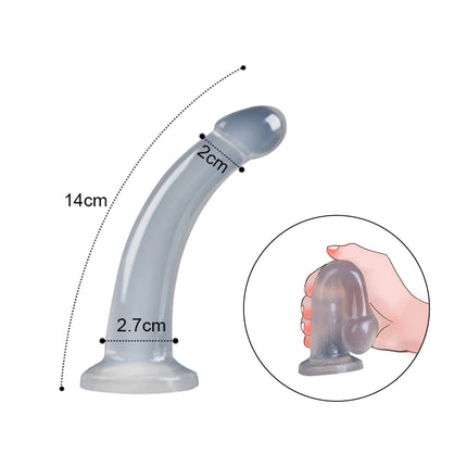 Erotic Jelly Dildo Realistic Cock Toys Soft Strapon Artificial Penis Suction Cup Large Dildo Bullet Vibrator Sex Toys for Women