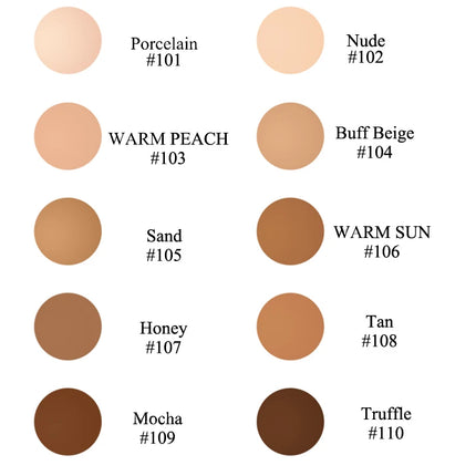Phoera Foundation Whitening Matte Concealer Brighten Waterproof Oil-control Dark Circles Makeup Base Full Coverage Cosmetic