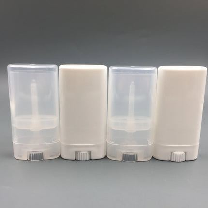 30Pcs Empty Lip Balm Tube 15ml Plastic Perfume Deodorant Containers Portable Makeup Lipstick Tubes Cosmetic Refillable Bottle
