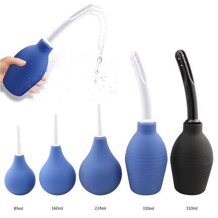 Reusable Anal Cleaner Safe Rectal Syringe Stream Douche Enema Colon Enima Vaginal Cleaning kit for Men Women Gay Adult Products