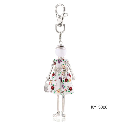 Fashion Women Keychain New Statement Charm Metal Key Chain for Lady Jewelry  Gift Female Trendy Bag Pendant Wholesale