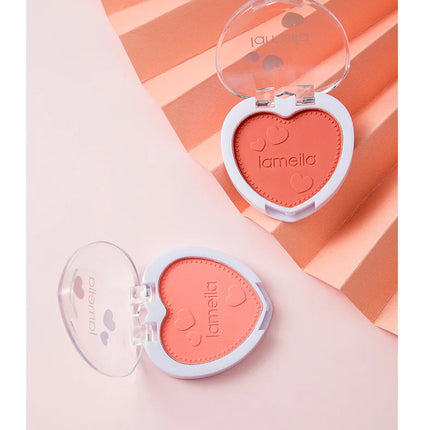 Blush Makeup Love Palette 4 Color Mineral Powder Peach Red Rouge Lasting Natural Hawthorn Cheek Tint Waterproof Blusher Cosmetic