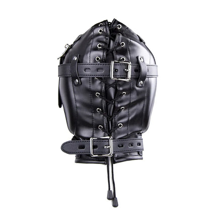 Fetish Hood Harness Bdsm Toys Sex Games Bondage Gear Headgear with Mouth Ball Gag Sex Toys Erotic SEX SM Adult Games