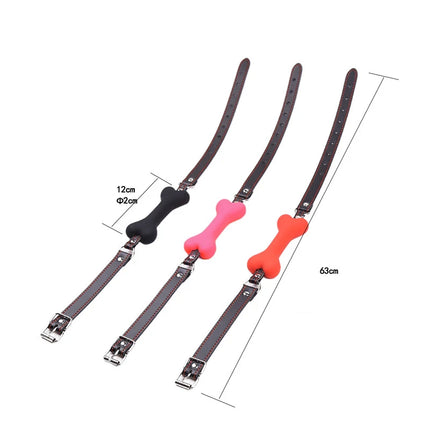 Dog Bone Shape Gag Ball Bondage Gear SM Adults Products Sex Toys Mouth Gag Sextoy Adult Sex Games Sex Ball Harness Strap Gag