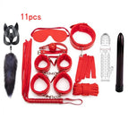 Leather11pcs red / China Mainland