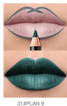 Pudaier Lip Liner Waterproof Durable Decolorization Nude Lip Gloss Matte Lipliner Lipstick Pen Hot Selling