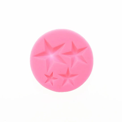 Silicone world Five-pointed Star Silicone Molds Fondant Cakes Chocolate Dessert Lace Decor Tools DIY Pastry Baking Tools