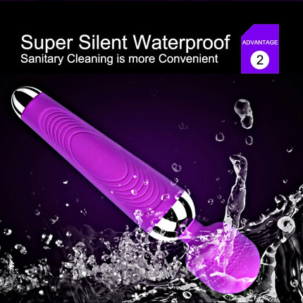 Powerful Dildo Vibrator AV Magic Wand G-Spot Massager Sex Toys For Women Couples Clitoris Stimulate Goods for Adults USB Charge