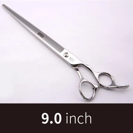 Fenice 7 /7.5/8/ 8.5/ 9 inch dog scissors for dog grooming  straight cutting pet grooming shears ножницы tesoura non-slip handle