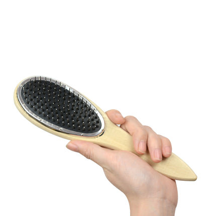 2 Pcs Hair Scalp Massage Comb Women Wet Curly Detangle Hair Brush for Salon Hairdressing Styling Tools