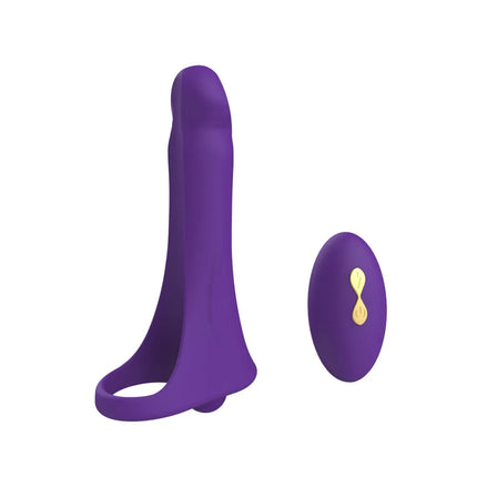 Double Penetration Vibrator Sex Toys For Couples Strapon Dildo Vibrator Strap On Penis Remote Control Penis Vagina Plug AnalPlug
