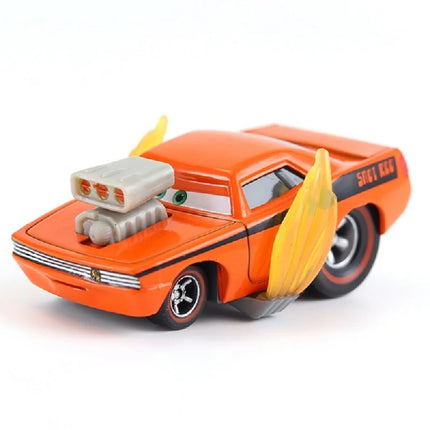 1:55 Original Pixar Cars Toy Rocket McQueen Mater Diecast Car Model Cartoon Car Toys Boy Christmas Gift