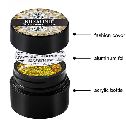 ROSALIND 5ML Painting Gel Nail Polish Nail Art Design Varnishes Stamping Polish Semi Permanent Gels Top Coat Manicure Lacquer
