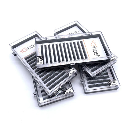 Short Eyelash Extensions 5mm 6mm 7mm Bottom Lash Under Eyelashes Eyebrow Lashes Makeup Tools
