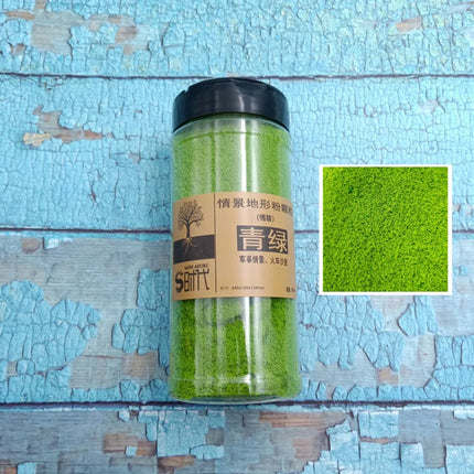 500ml/Bottle Simulation Tree Powder Model Turf Flock Lawn Nylon Grass Powder Train Building Miniature DIY Scene Making Material