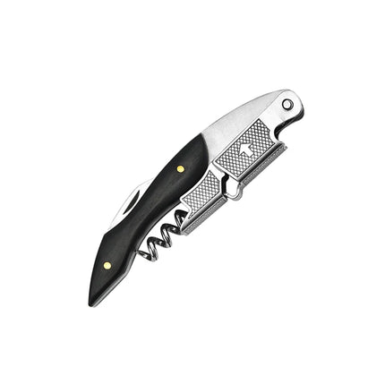 Wine Opener, Professional Waiters Corkscrew, PU Bag, Bottle Opener and Foil Cutter Gift for Wine Lovers