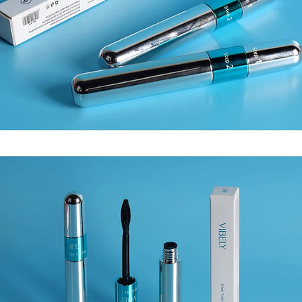 New 4D Silk Fiber Lash Mascara Waterproof VIBELY 3d Mascara For Eyelash Extension Black Thick Lengthening Eye Lashes Cosmetics