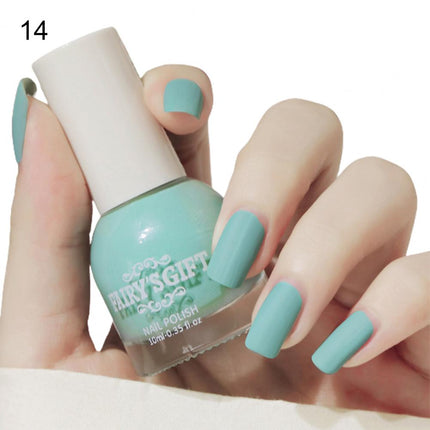 10ml Matte Nail Polish Convenient Water Proof Dry Quickly Resin Matte Set Nail Supplies for Professionals