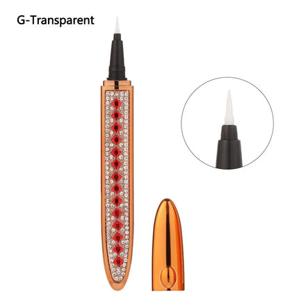 Self-adhesive Magic Lash Liner Glue Pen Non Magnetic No Glue Diamond Glitter Liquid Eyeliner Waterproof Longlasting Fast Dry