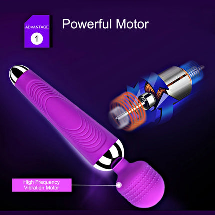 Powerful Dildo Vibrator AV Magic Wand G-Spot Massager Sex Toys For Women Couples Clitoris Stimulate Goods for Adults USB Charge