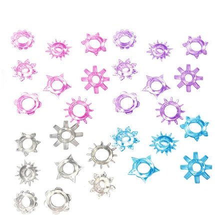 10/5Pcs Silicone Durable Penis Ring Adult Men Ejaculation Delay Cock Rubber Rings Penis Enlargement Sex Toys For Male Sex Ring