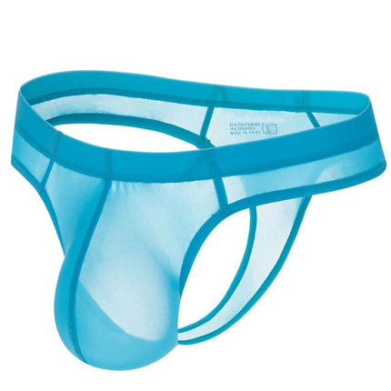 Man G String Thong Underwear G-string Ice Silk Sexy Men Underpants Tanga Hombre Bulge Pouch Thongs T-back Ultra Thin Panties