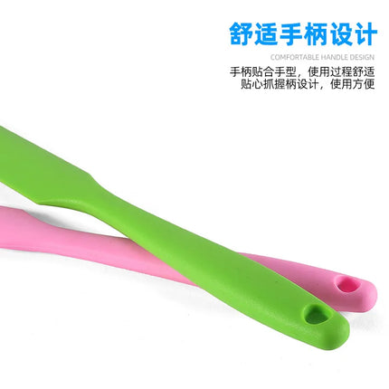 High Temperature Resistant Silicone Long Spatula Multi-color Cream Spatula Household Cake Making Small Accessories Baking Tools