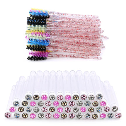 New Reusable Eyelash Brush Tube for Eyelash Extension Replaceable Eyebrow Brush Applicator Lash Mascara Wands Makeup Tools