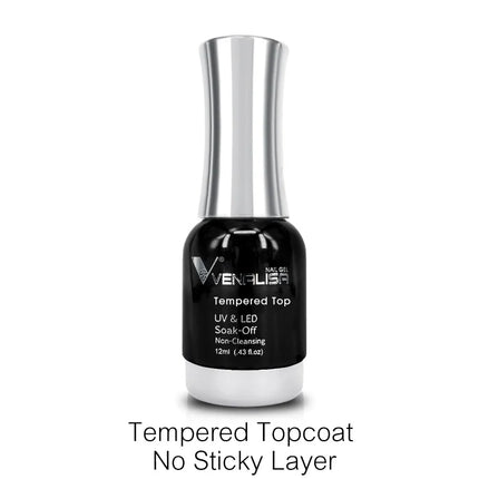 Venalisa TPO FREE Tempered Top Coat Nail Paint Gel Platinum Gel Polish Nail Soak Off UV LED Gel Polish Nail Lacquer Varnishes