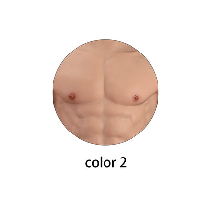Dokier Silicone Realistic False Fake Muscle Belly Body for Cosplayers Artificial Simulation Muscle Chest Man Crossdressers - TOYS-SUCE