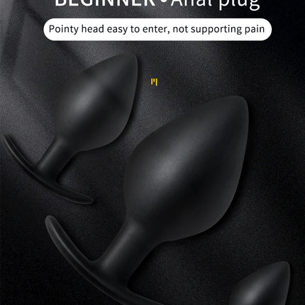 3pc Silicone Anal Plug Butt Plugs Sex Toys For Men Women bdsm Dildo tapon anale Prostate Massager buttplug Adult Sex Products