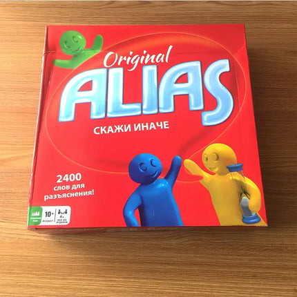 Russian ALIAS card board game family interactive puzzle children's game chess  educational toys