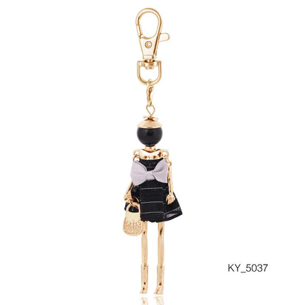 Fashion Women Keychain New Statement Charm Metal Key Chain for Lady Jewelry  Gift Female Trendy Bag Pendant Wholesale