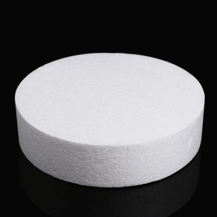 Cake Foam Mould Polystyrene Flower Decor Cake Dummy Practice Sugarcraft Lightweight Party DIY Decorations 4/6/8 Inch