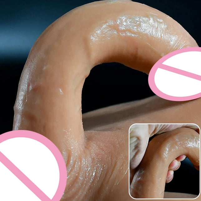 Skin Feeling Strap-on Realistic Dildo Huge Big Penis Strap-On Panties Lesbian Strapon Dildo for Women Men Sex Toys for Couples