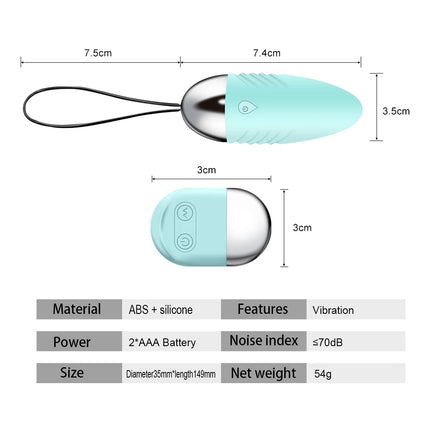Silicone Vibrating Egg Wireless Remote Control Bullet Vibrators Vaginal Masturbation G Spot Stimulate Massage Sex Toys for Women