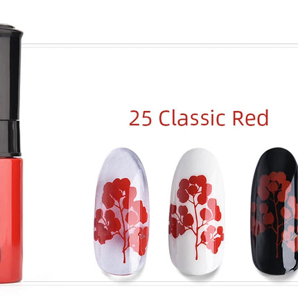 KADS Nail Polish Stamping Nail Art Lacquer 1Bottle/LOT Lacquer Nail Stamping Polish 47 Color Optional Template polish