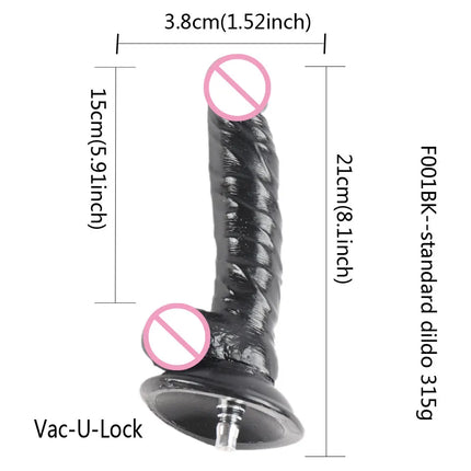 FREDORCH Sex Machine Big black Dildos Quick Connector Vibrator For Women Attachments Toys for Adults Realistic Dildos