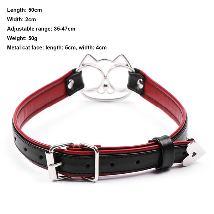 Sex Adult Products SM Sex Toy Fetish BDSM Female Leather Eye Mask & Collar Cosplay Adult Mask Game Masquerade Party Face Masks