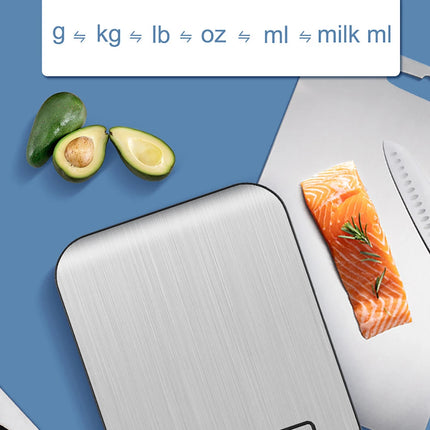 Kitchen Scale LCD Display Stainless Steel Electronic Scales Home Jewelry Food Snacks Weighing Baking Tools