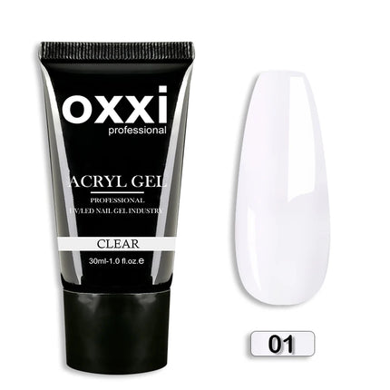 OXXI 30ml Acryl Gel Semi-permanent Poly Nail Gel Manicure Quick Easy Gel for Extension uv led Builder Varnish Acrylic Gellac New