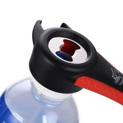 5 In 1 Multi-function Bottle Opener Stainless Steel  Can Bottle Open Plastic Jar Opener Beer Good Kitchen Tools For Bartender