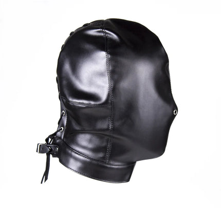 Adult Games Sex Toys for Couples SM Bondage Soft Sexy Head Mask Sex Headgear Erotic Toys Black Slave Restraint Hood Mask