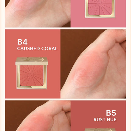 IMAGIC Brightening Highlighter&Cheek Blush Palette Professional Brighten 8-Color Repair Smooth Oil-Control Natural Pressed Makeu