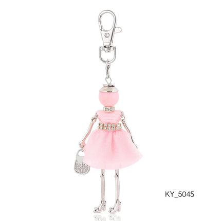 Fashion Women Keychain New Statement Charm Metal Key Chain for Lady Jewelry  Gift Female Trendy Bag Pendant Wholesale